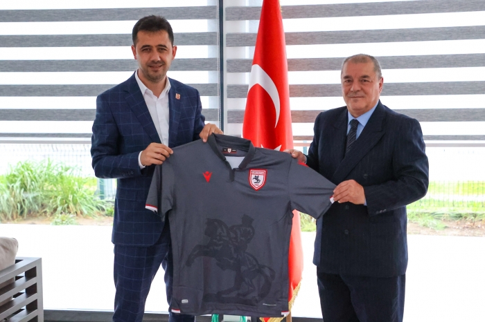 Aydeniz Et Balikesirspor Baskani Kulubumuzu Ziyaret Samsunspor Resmi Internet Sitesi