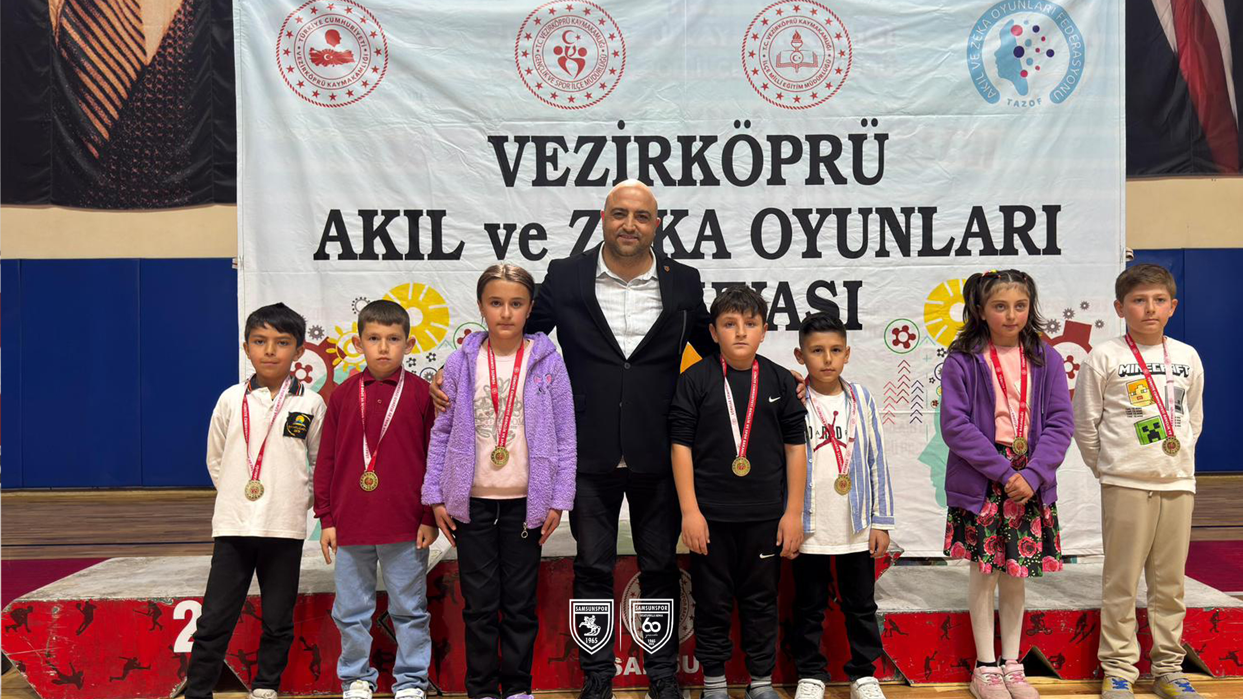 VEZİRKÖPRÜ AKIL VE ZEKA OYUNLARI TURNUVASI’NDA MADALYALAR SAHİPLERİNİ BULDU